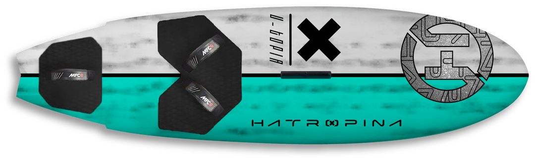 Tabla Hatropina Custom Board - U-TOPIA WAVE 87LT- Ultra Compact Fish Thruster 