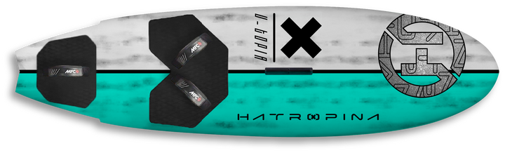 Tabla Hatropina Custom Board - U-TOPIA WAVE 87LT- Ultra Compact Fish Thruster 
