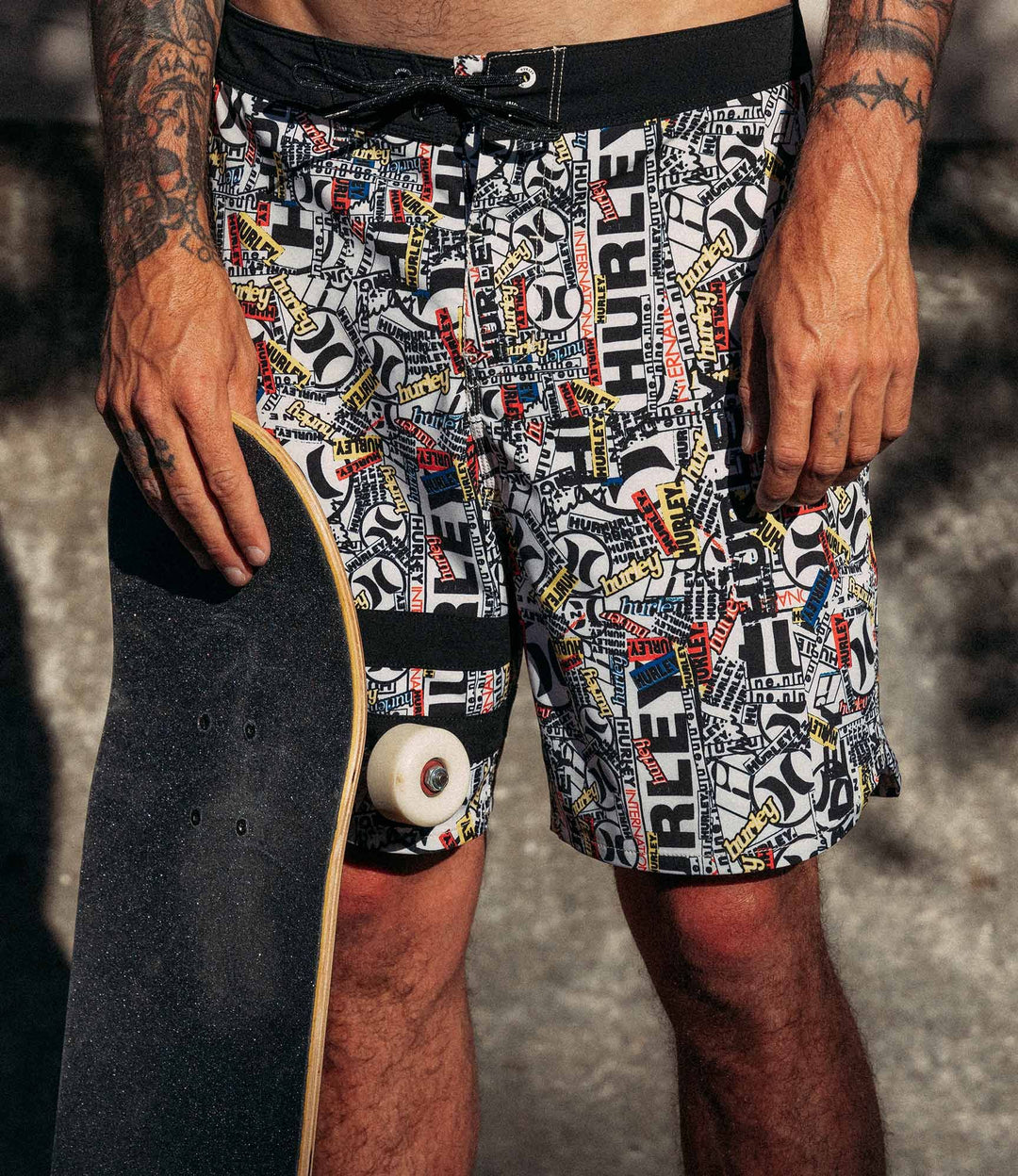 Hurley Men's Phantom Block Party 18" Boardshorts - Swim Trunks For Surf, Beach, Training