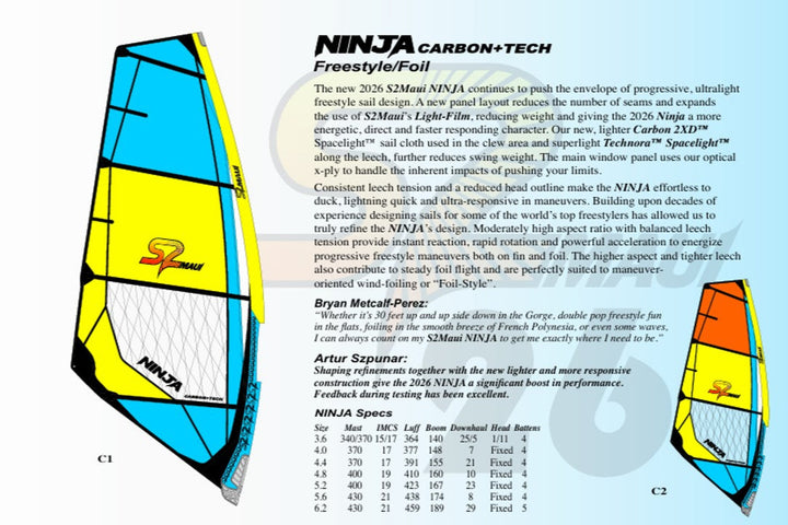 Vela S2Maui Ninja 2026 CARBON + TECH