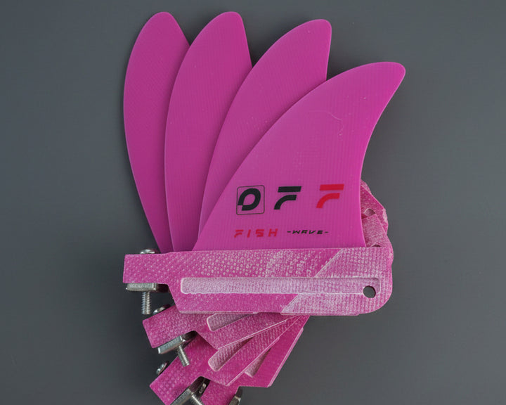 Fins OFF FINS -FISH- Thruster/Quad Side Wave