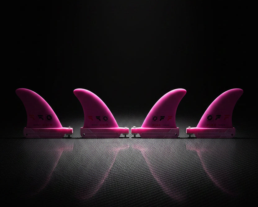 Fins OFF FINS -FISH- Thruster/Quad Side Wave