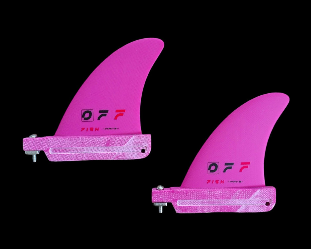 Fins OFF FINS -FISH- Thruster/Quad Side Wave