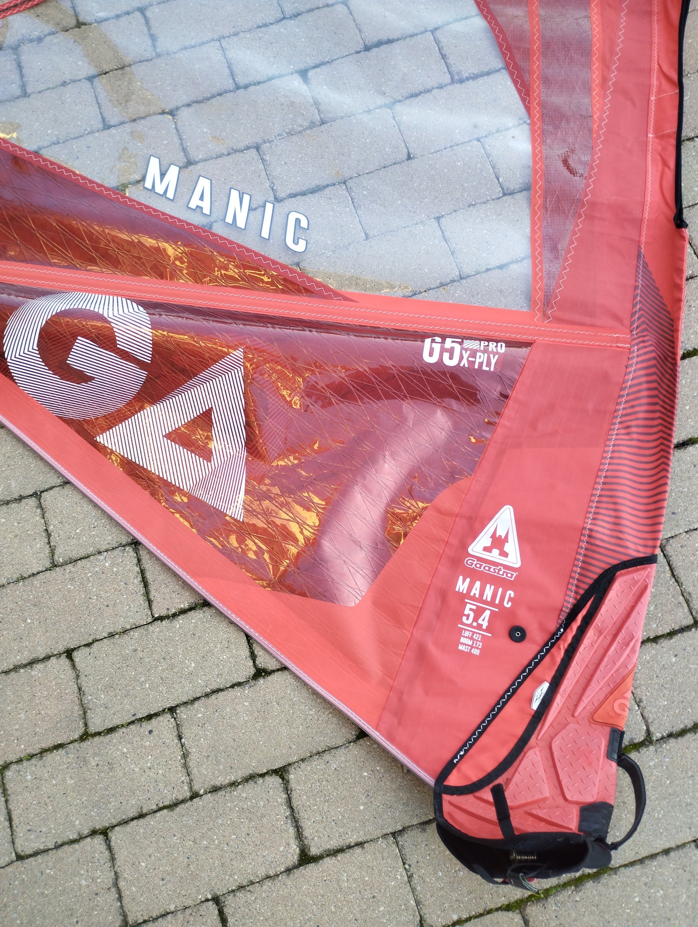 Windsurf sail GA Manic 5.4 - 2022 used, excellent condition