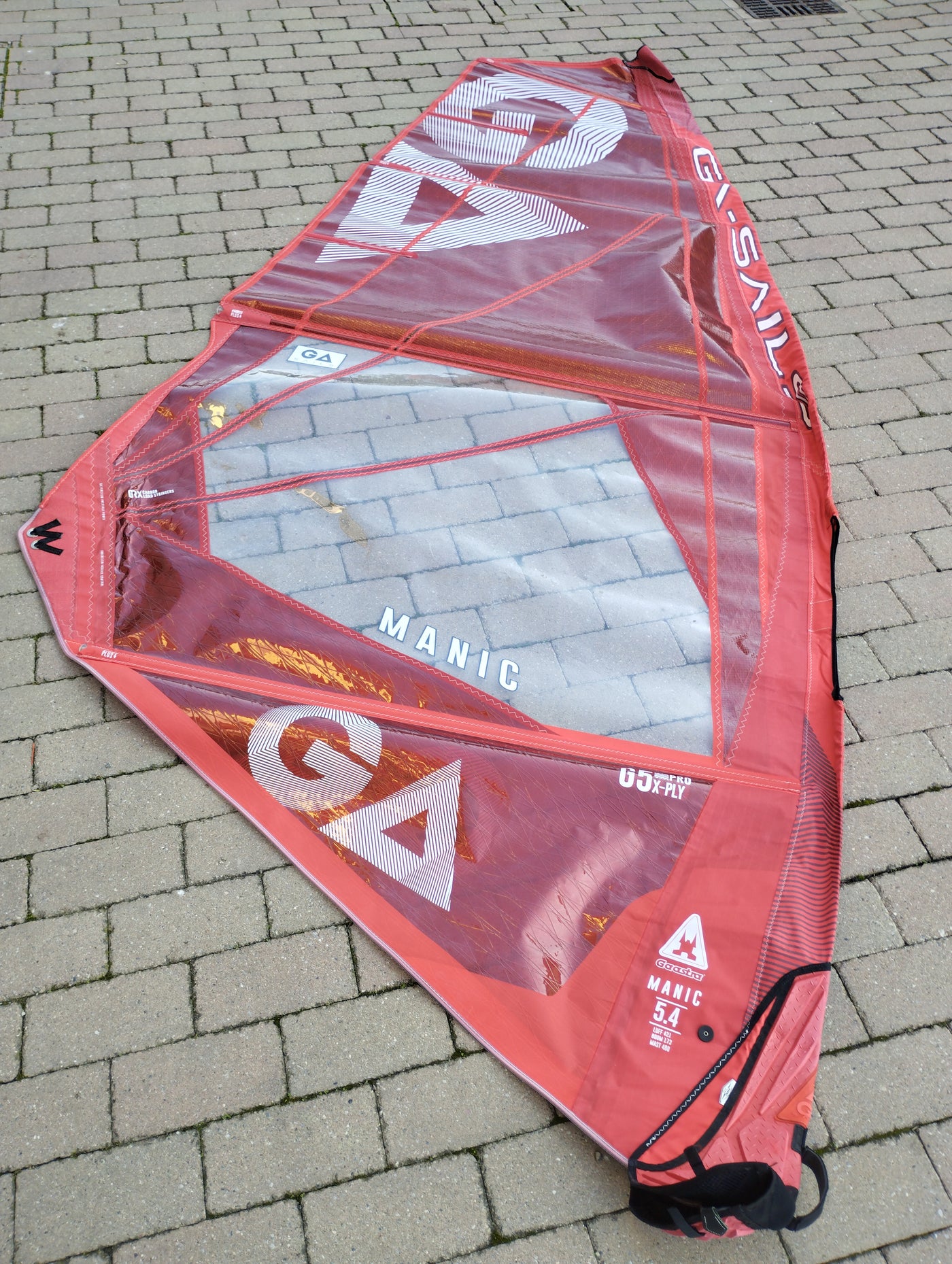 Windsurf sail GA Manic 5.4 - 2022 used, excellent condition