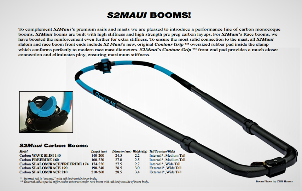 Boma S2Maui 100% Carbon Boom Slalom-Race- 190-240 28.5Mm Boma/boom