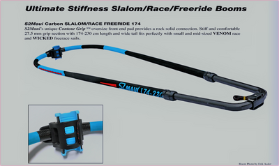 Boma S2Maui 100% Carbon Boom Slalom-Race-Freeride 174-230 27.5Mm-Slim Boma/boom